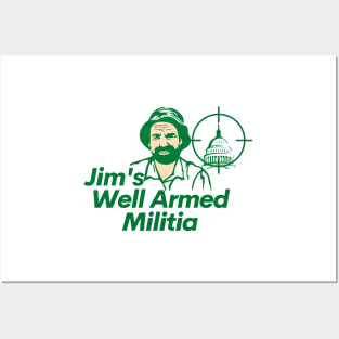 Jim's Well Armed Militia Posters and Art